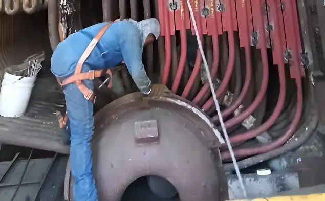Ingeniería y fabricación de partes a presión para calderas industriales